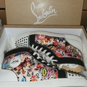 Christian Louboutin Multicolor Graphic Sneakers